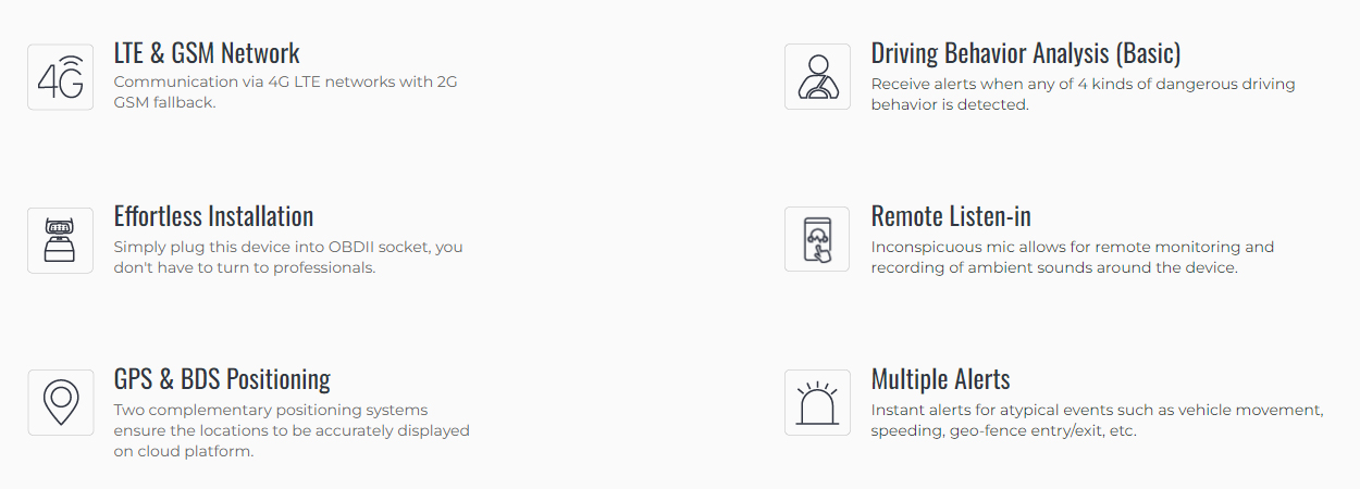 مميزات جهاز obd locator 4g